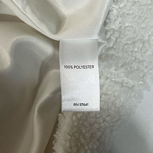 J.Jill Elements Faux Fur Long Vest Women’s Size XL in winter White – EUC - Picture 4 of 7